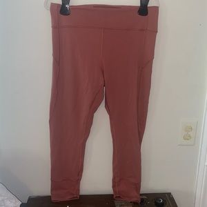 Lululemon size 14 leggings blush pink